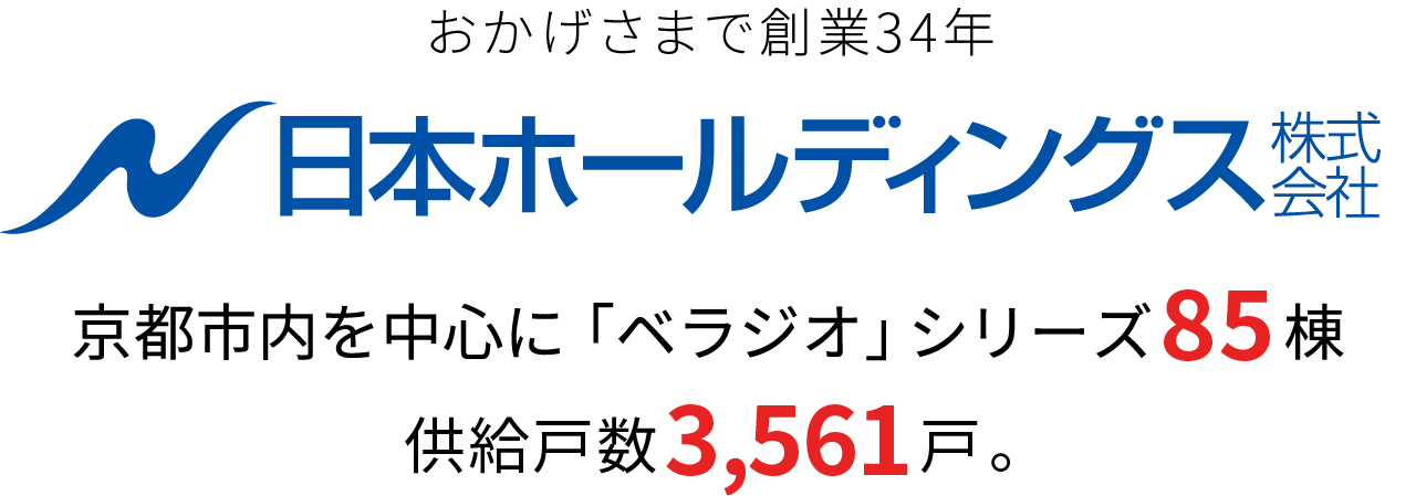 おかげさまで創業34年 日本ホールディングス株式会社